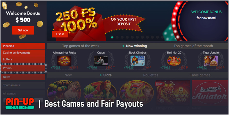 casino pin up online game betting slots