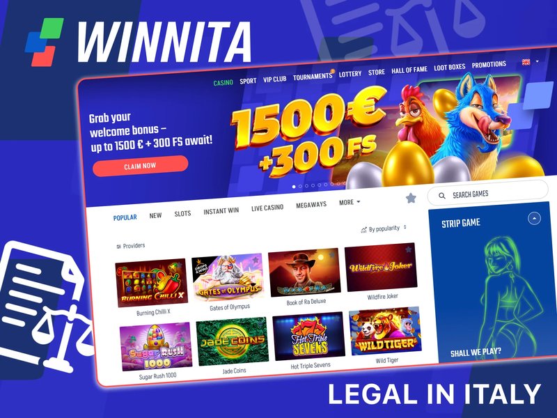 Migliore codice promo winnita a Italy
